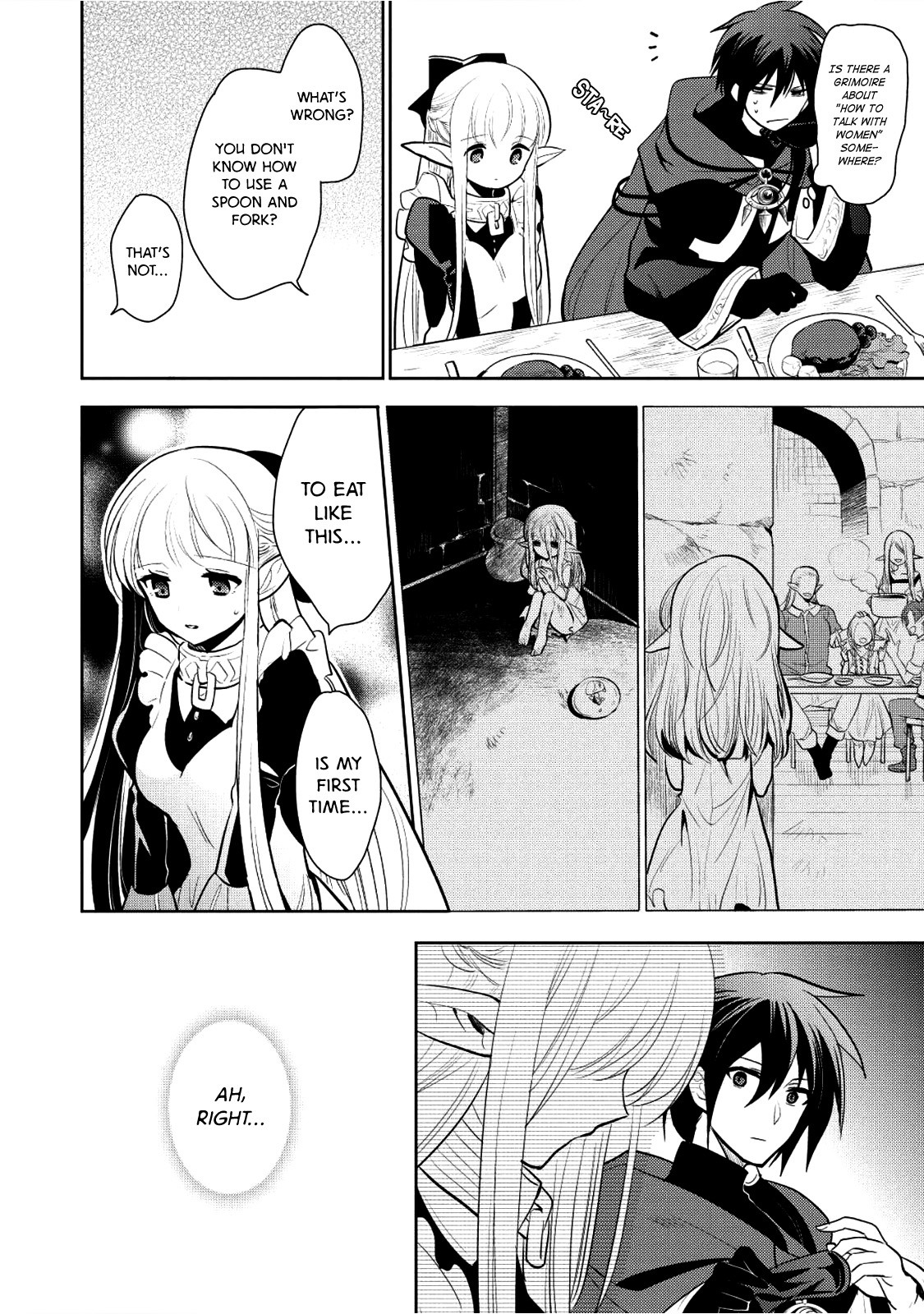 Maou no Ore ga Dorei Elf wo Yome ni Shitanda ga, Dou Medereba Ii? Chapter 4 page 21 - Chapter 4: First Love with a Communication Disorder is like Mouldy B...