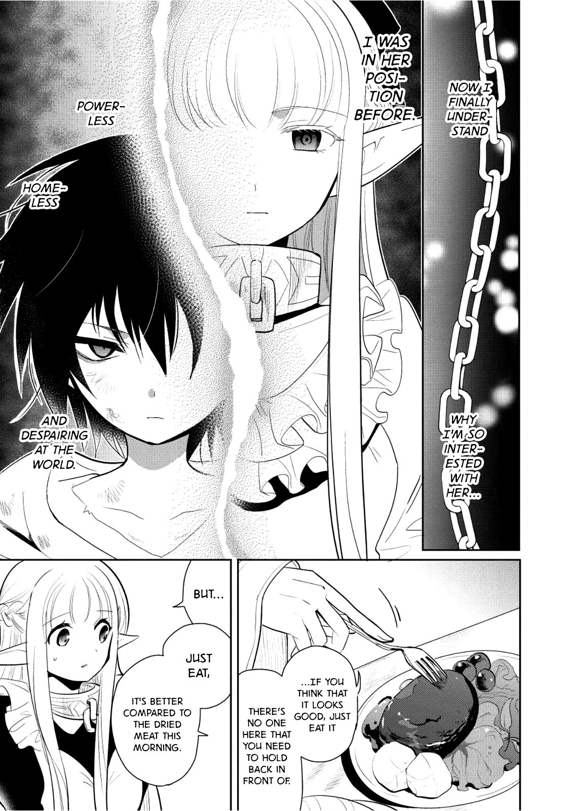 Maou no Ore ga Dorei Elf wo Yome ni Shitanda ga, Dou Medereba Ii? Chapter 4 page 22 - Chapter 4: First Love with a Communication Disorder is like Mouldy B...