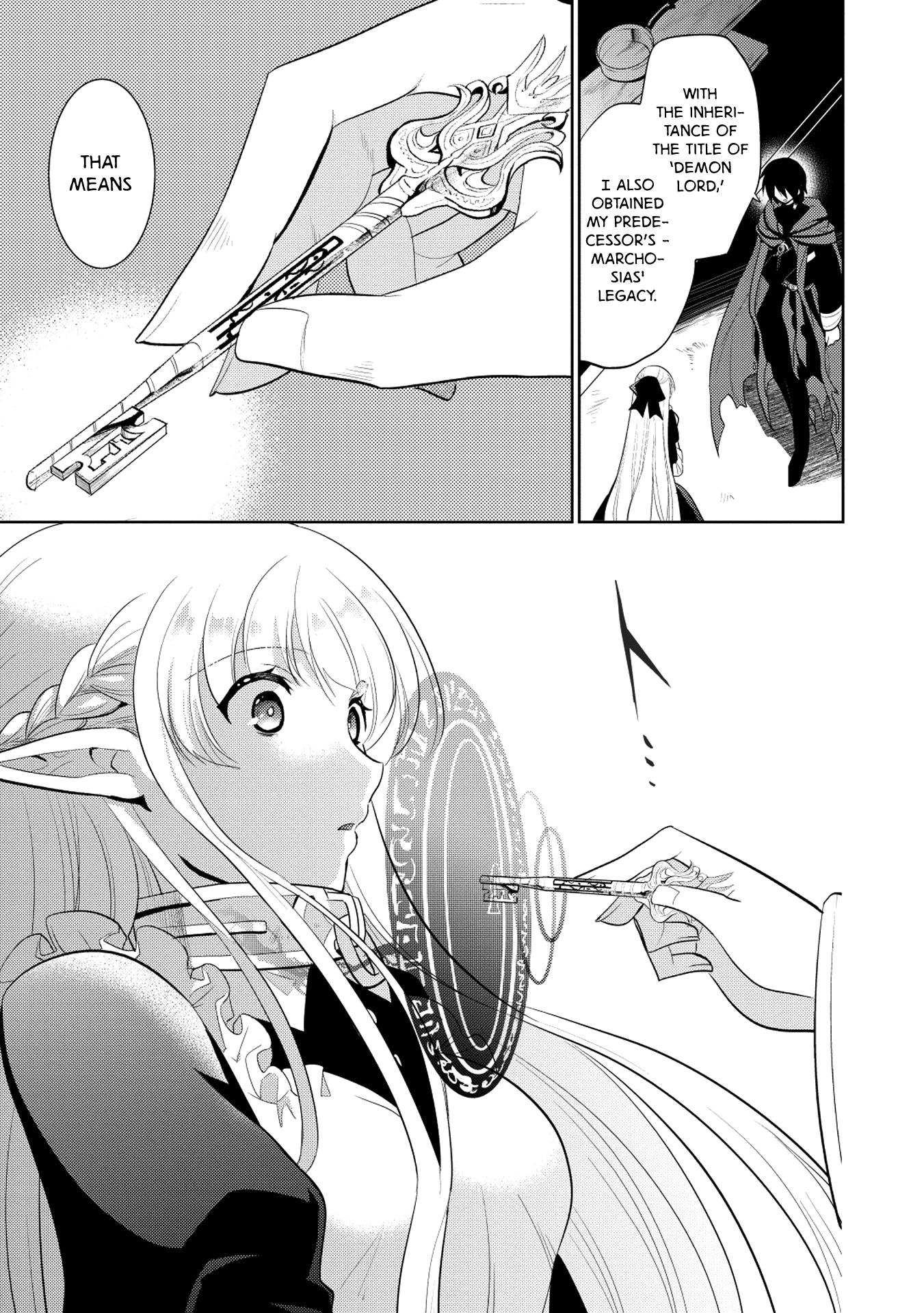 Maou no Ore ga Dorei Elf wo Yome ni Shitanda ga, Dou Medereba Ii? Chapter 9 page 25 - Chapter 9: A Broken Heart is Also Fairly Physically Painful 1