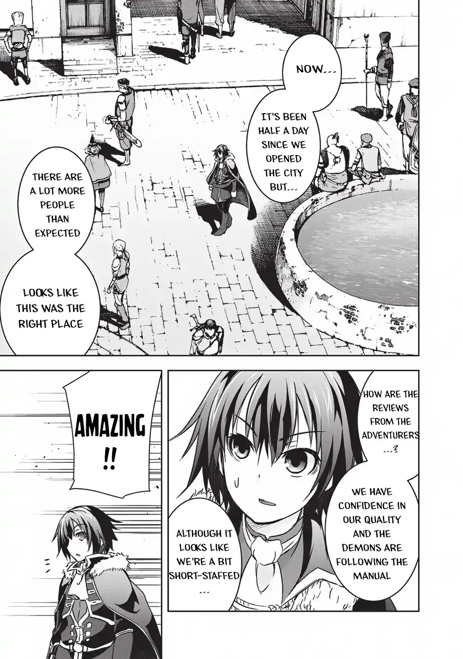 Maou-sama no Machizukuri! ~Saikyou no Dungeon wa Kindai Toshi~ Chapter 13 page 14 - Chapter 13: Oath of The Beginning Apple