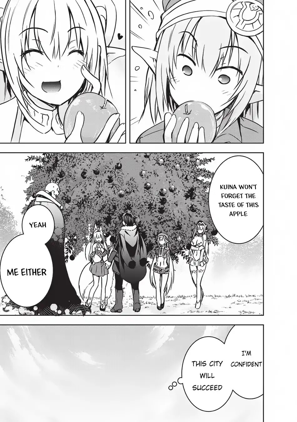 Maou-sama no Machizukuri! ~Saikyou no Dungeon wa Kindai Toshi~ Chapter 13 page 8 - Chapter 13: Oath of The Beginning Apple