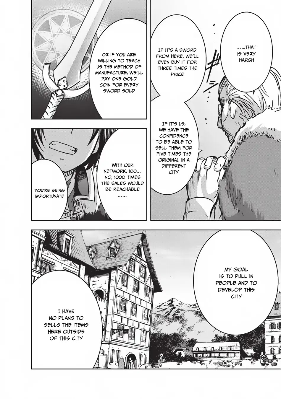 Maou-sama no Machizukuri! ~Saikyou no Dungeon wa Kindai Toshi~ Chapter 14 page 23 - Chapter 14: Merchants