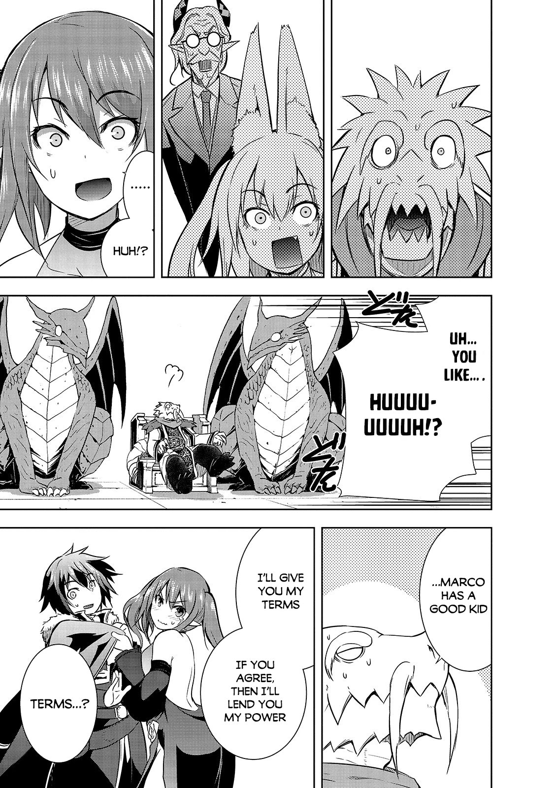 Maou-sama no Machizukuri! ~Saikyou no Dungeon wa Kindai Toshi~ Chapter 34 page 12 - Chapter 34: [Dragon] Demon Lord Astaroth