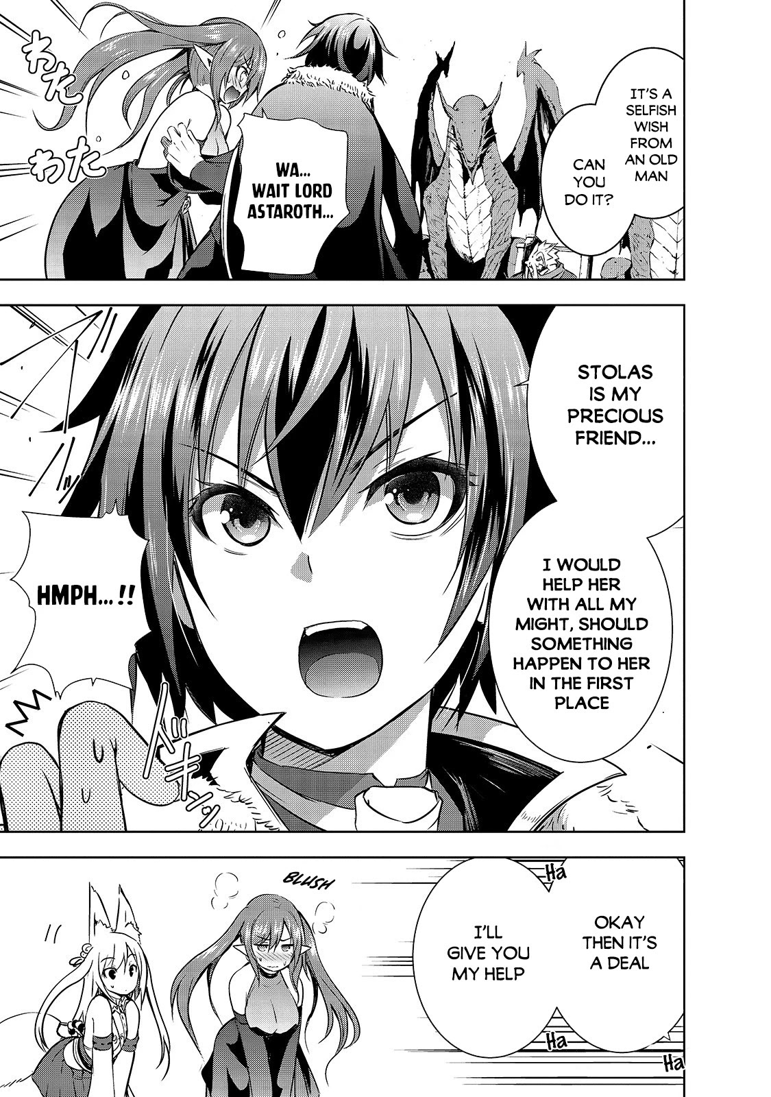 Maou-sama no Machizukuri! ~Saikyou no Dungeon wa Kindai Toshi~ Chapter 34 page 14 - Chapter 34: [Dragon] Demon Lord Astaroth