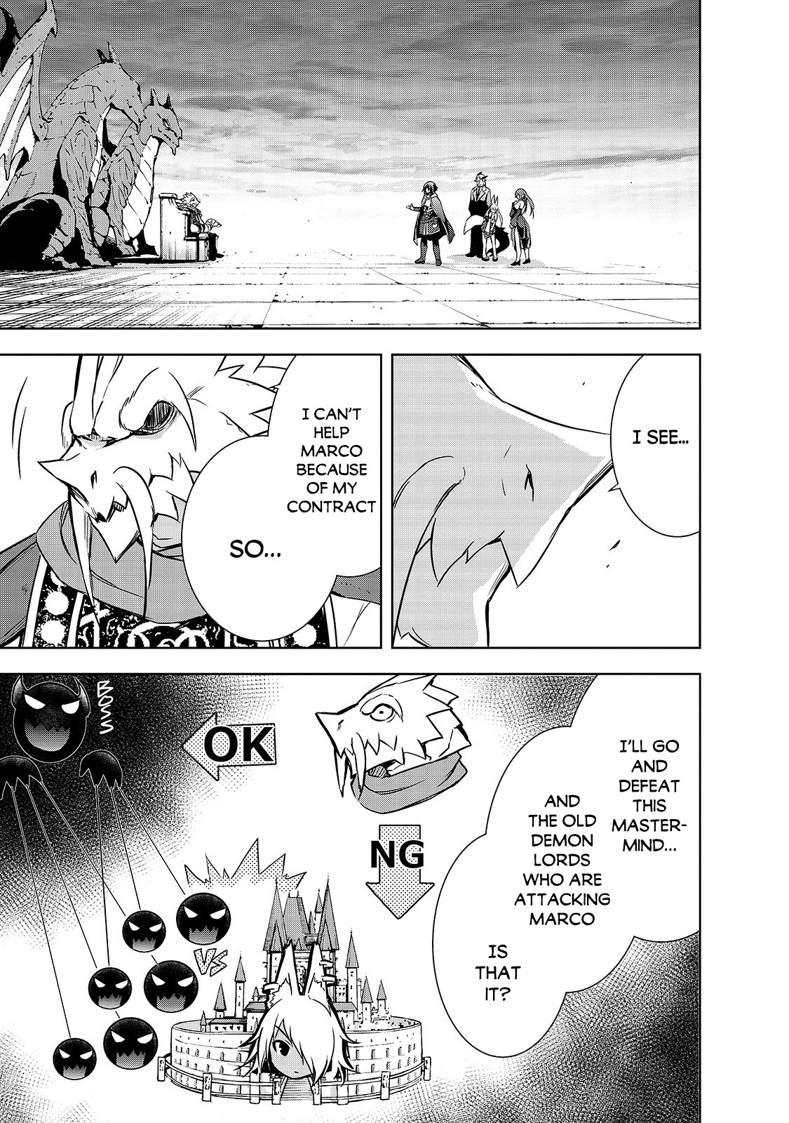 Maou-sama no Machizukuri! ~Saikyou no Dungeon wa Kindai Toshi~ Chapter 34 page 6 - Chapter 34: [Dragon] Demon Lord Astaroth