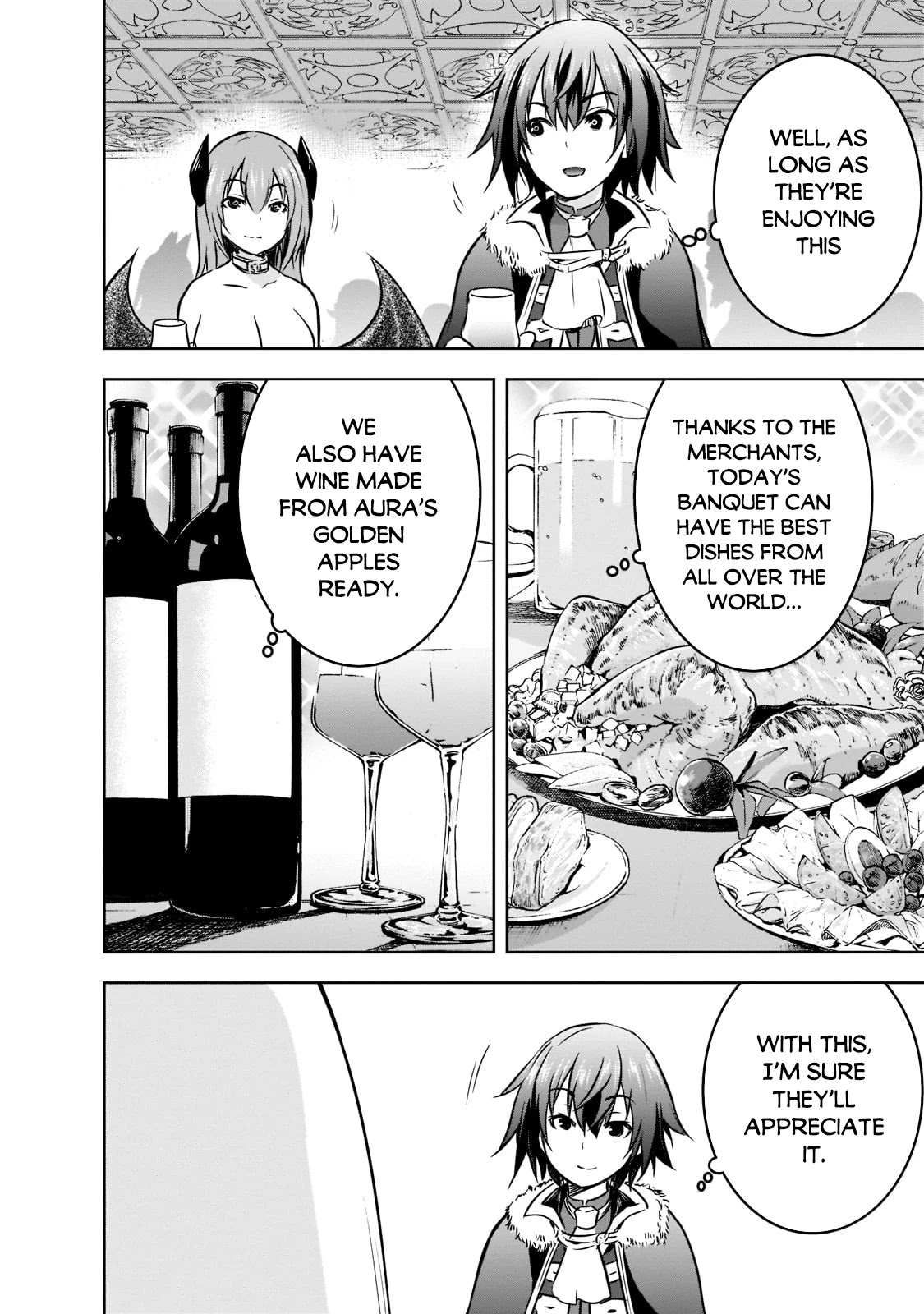 Maou-sama no Machizukuri! ~Saikyou no Dungeon wa Kindai Toshi~ Chapter 41 page 5 - Chapter 41: Demon Lords' Dinner Party