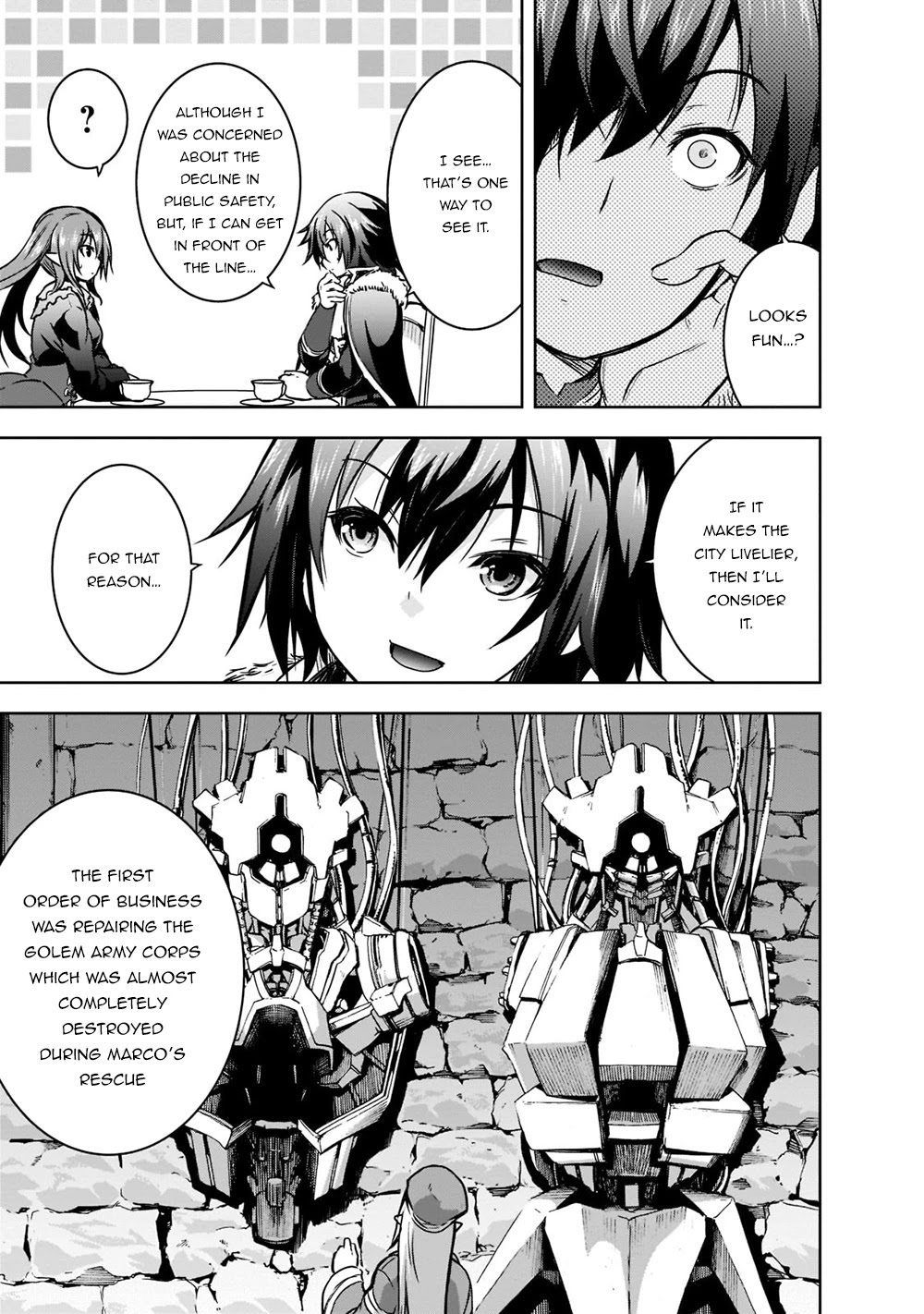 Maou-sama no Machizukuri! ~Saikyou no Dungeon wa Kindai Toshi~ Chapter 43 page 18 - Chapter 43: Avalon's Charm