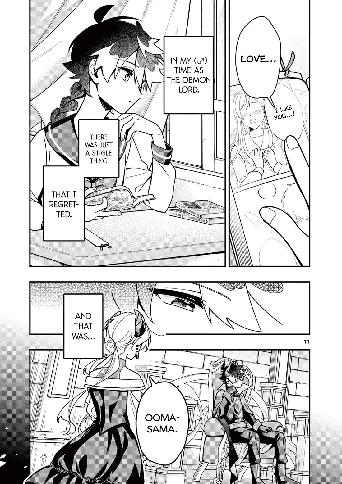 Maou-sama, Re Re Revenge! Chapter 1 page 11 - Chapter 1: The Former Demon Lord, Now a Middle School Girl!
