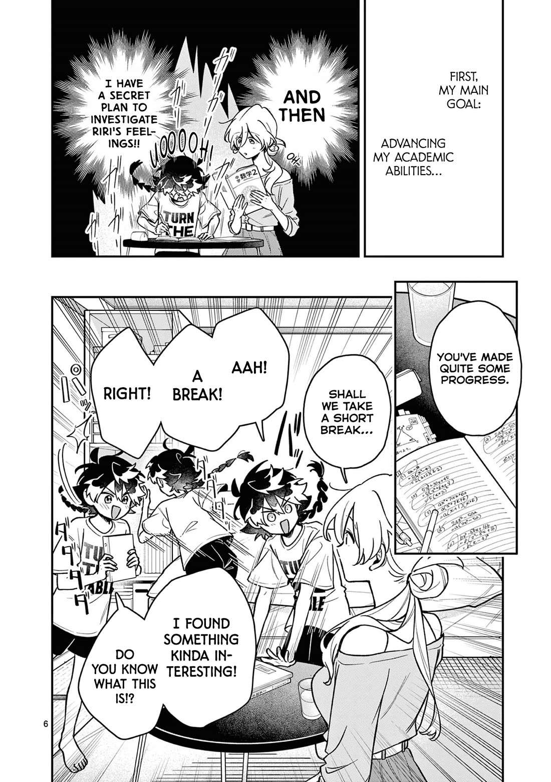 Maou-sama, Re Re Revenge! Chapter 12 page 6 - Chapter 12: Study Session, Getting Toyed With!