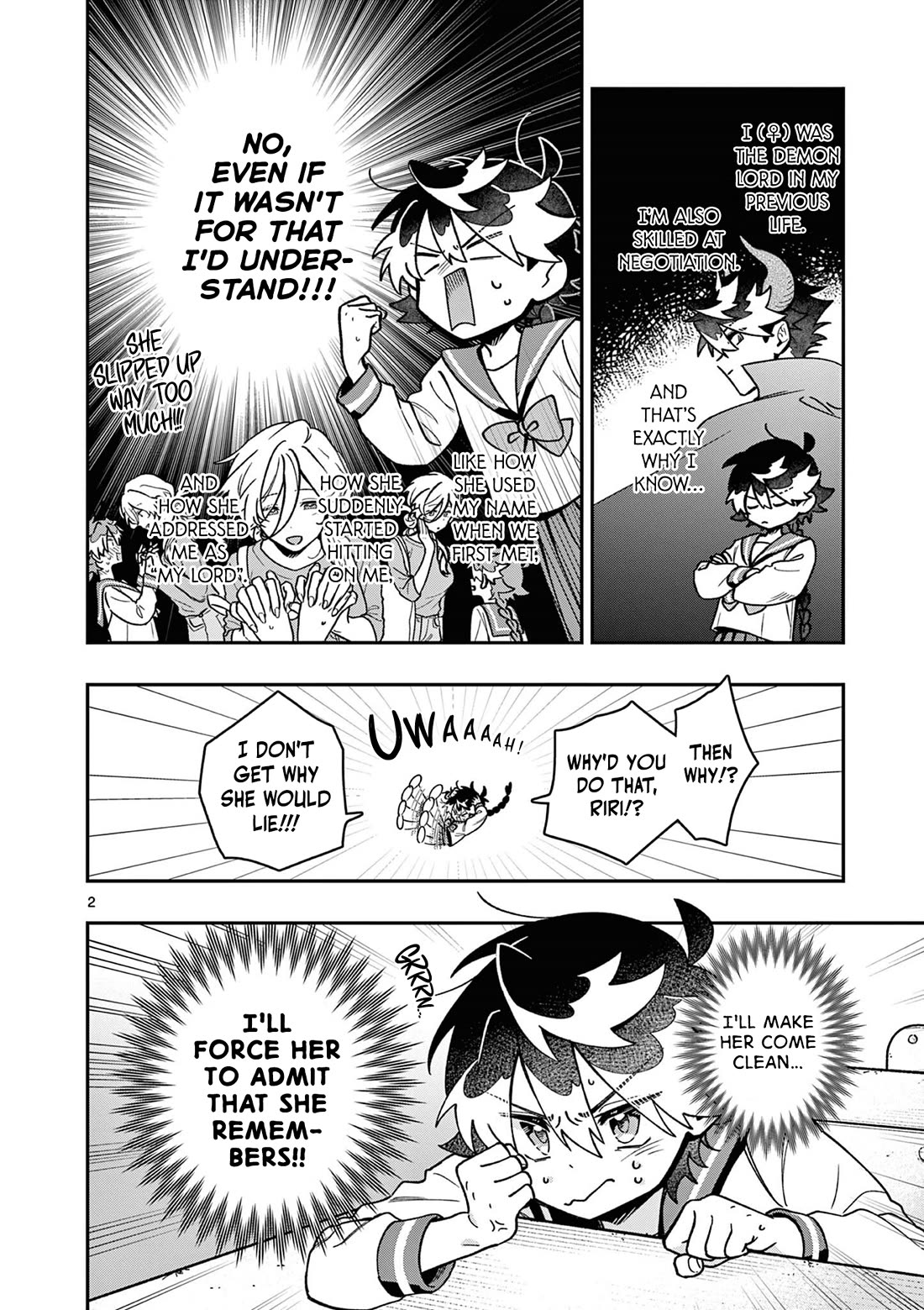 Maou-sama, Re Re Revenge! Chapter 2 page 2 - Chapter 2: The Liar, Negotiations, the First Step!