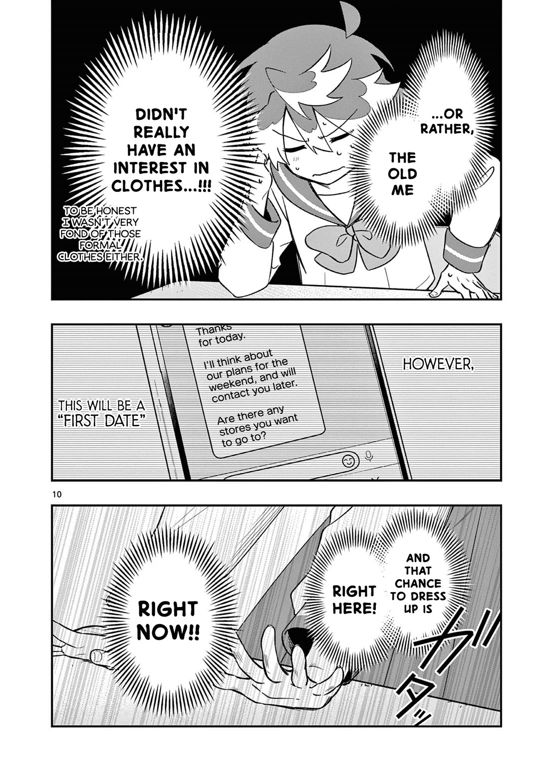 Maou-sama, Re Re Revenge! Chapter 4 page 10 - Chapter 4: Carelessness, Negligence, the Basics of Dates!