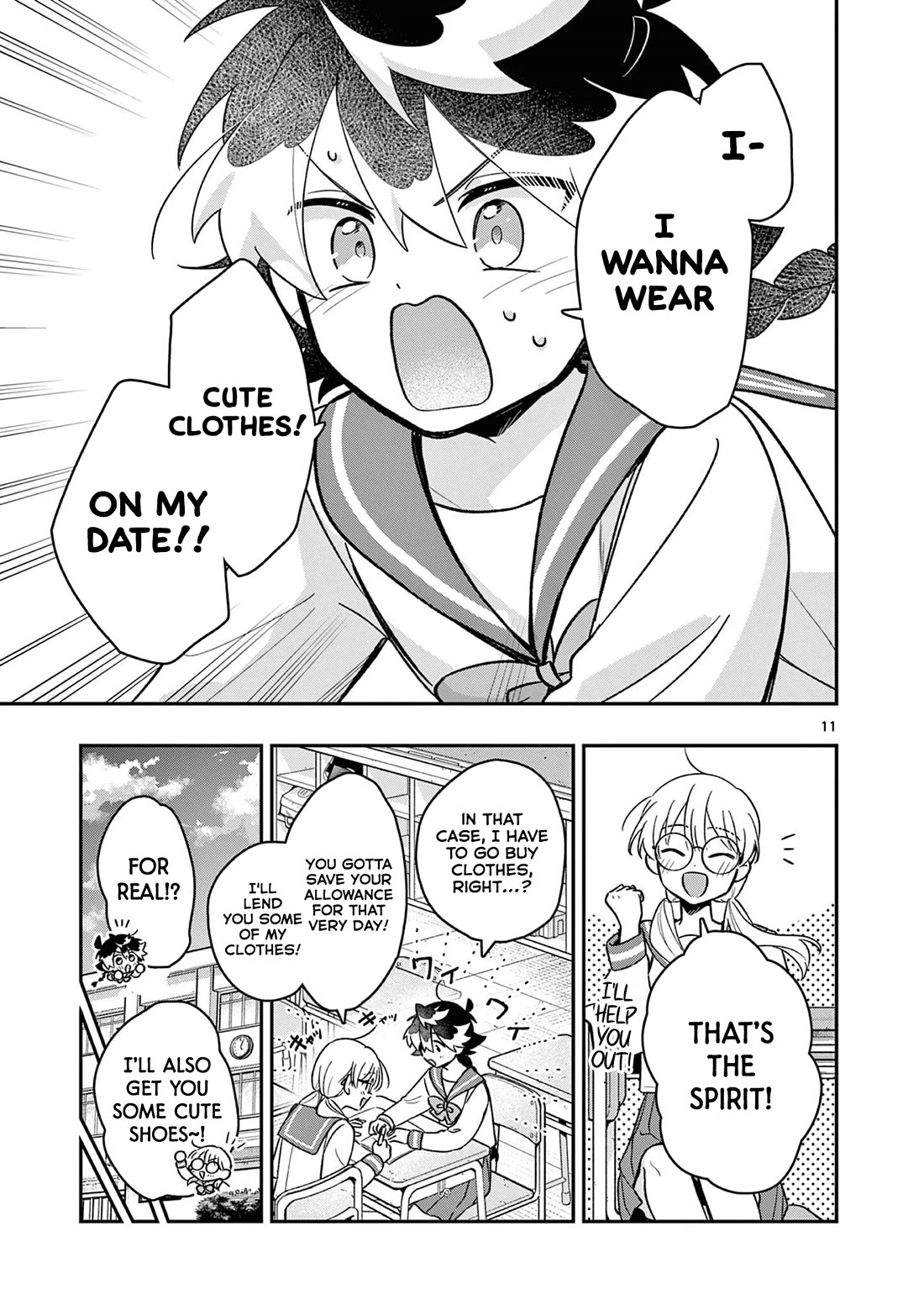 Maou-sama, Re Re Revenge! Chapter 4 page 11 - Chapter 4: Carelessness, Negligence, the Basics of Dates!