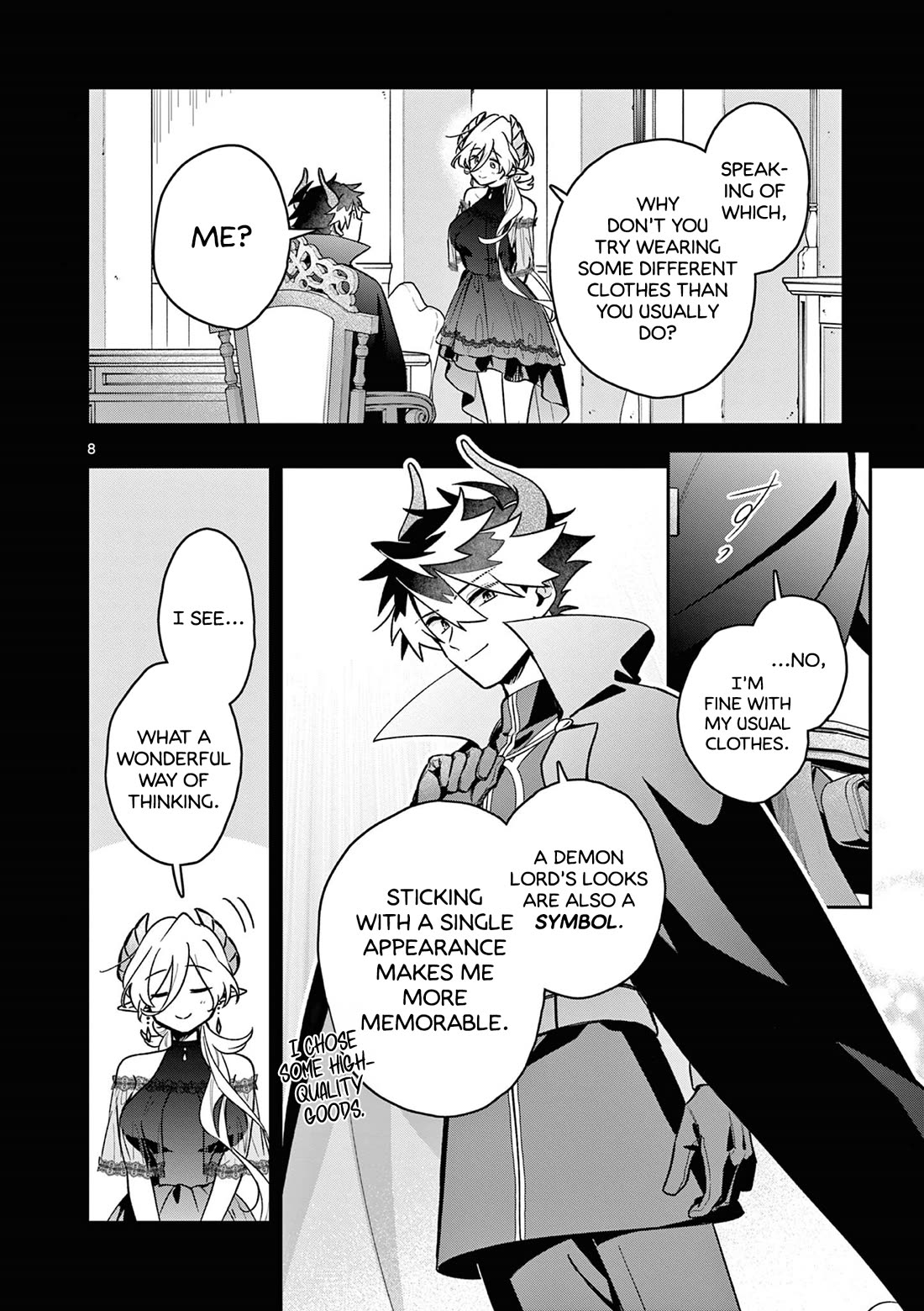 Maou-sama, Re Re Revenge! Chapter 4 page 8 - Chapter 4: Carelessness, Negligence, the Basics of Dates!