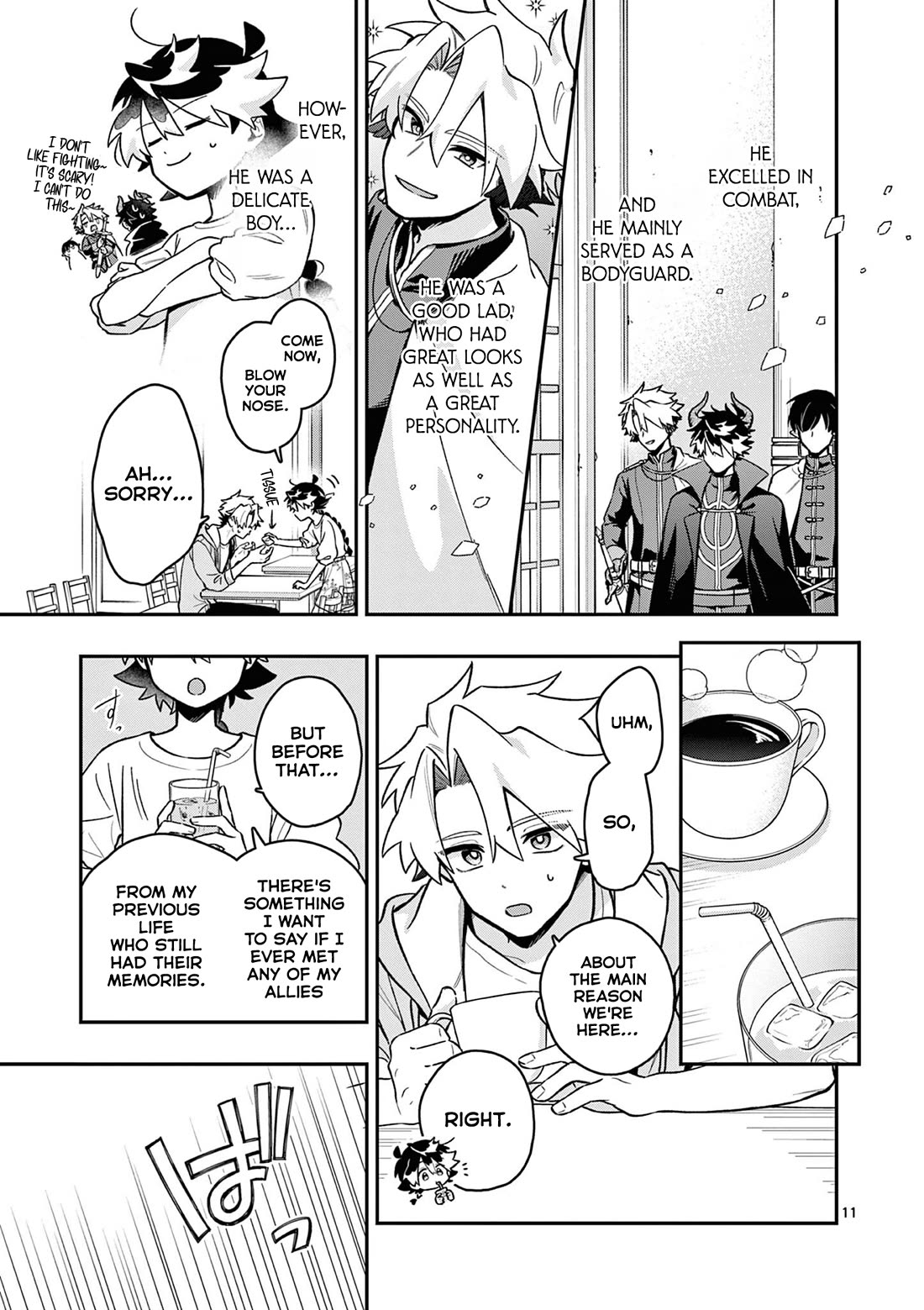 Maou-sama, Re Re Revenge! Chapter 6 page 11 - Chapter 6: Demon Lord VS Suspicious Person!?