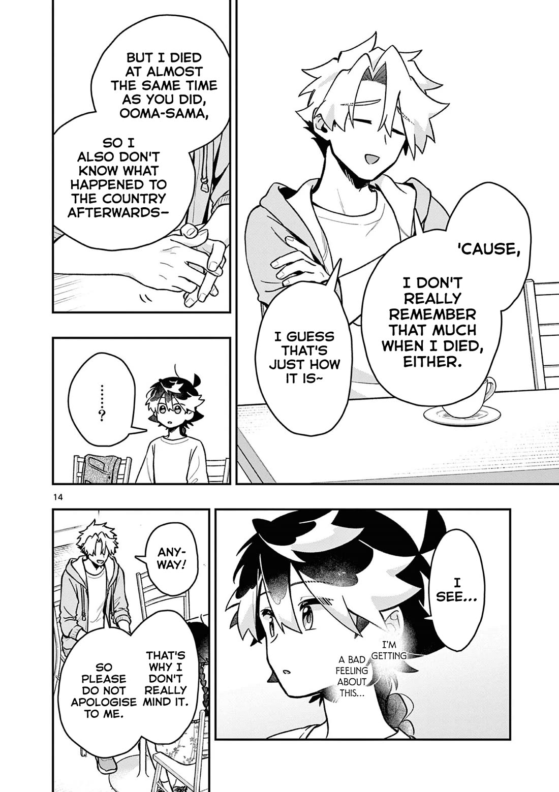 Maou-sama, Re Re Revenge! Chapter 6 page 14 - Chapter 6: Demon Lord VS Suspicious Person!?