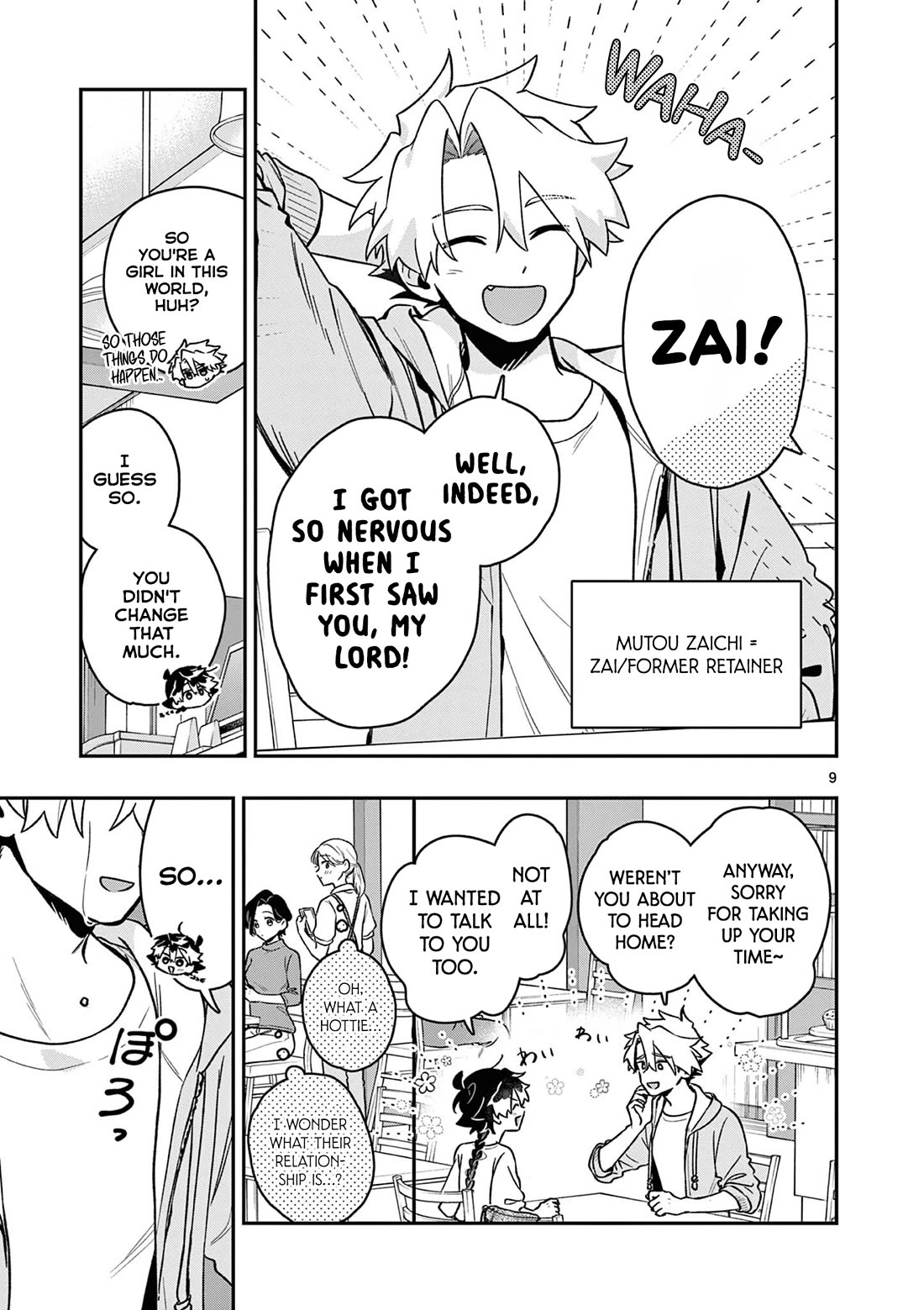 Maou-sama, Re Re Revenge! Chapter 6 page 9 - Chapter 6: Demon Lord VS Suspicious Person!?