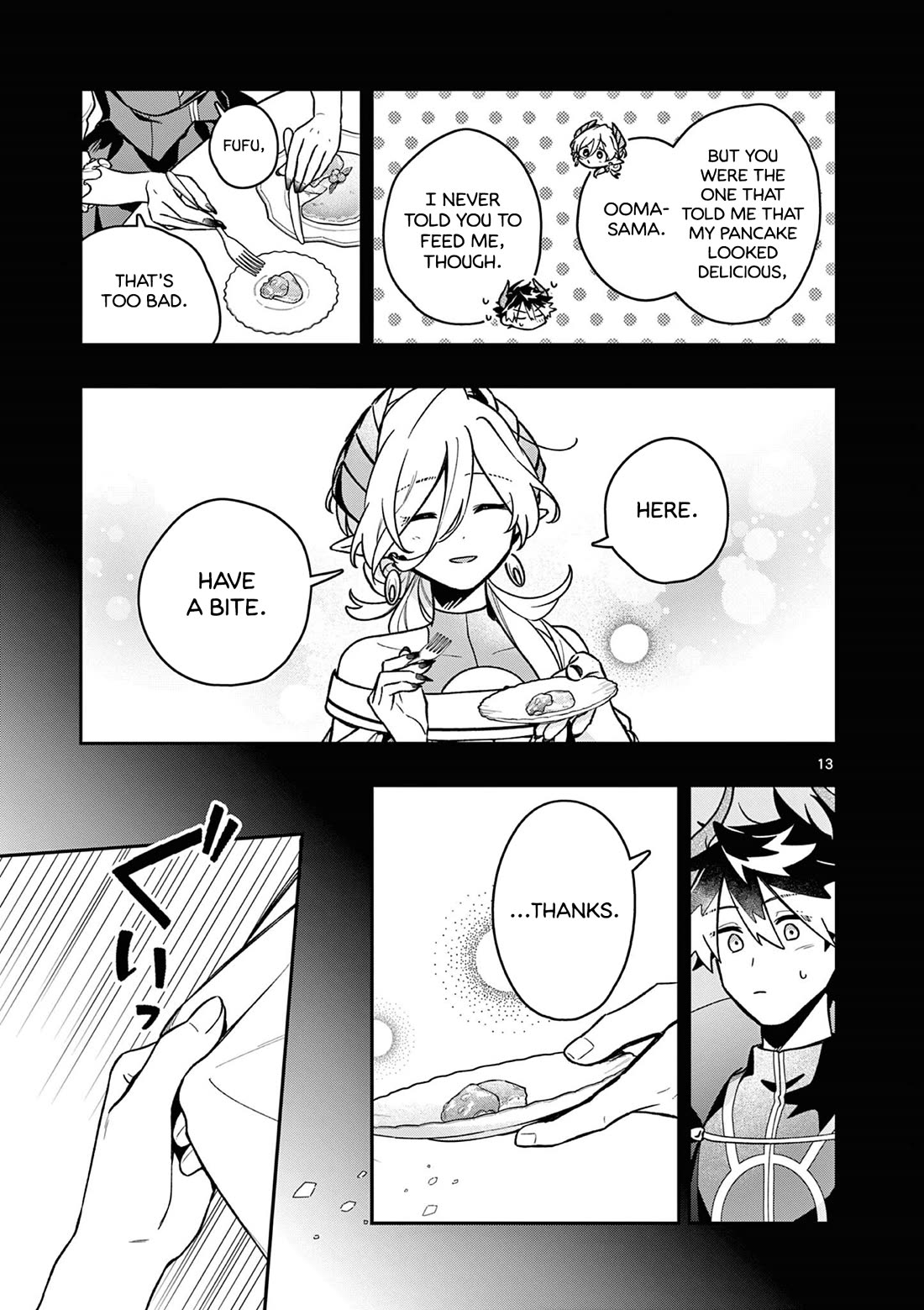 Maou-sama, Re Re Revenge! Chapter 8 page 13 - Chapter 8: The Flower Field, Operation Friendship!!
