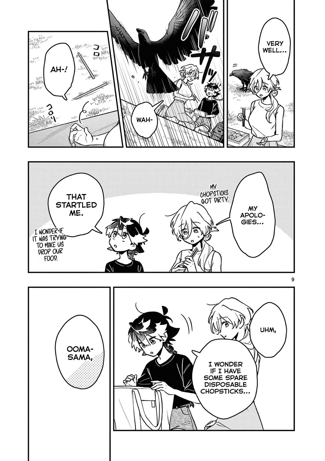Maou-sama, Re Re Revenge! Chapter 8 page 9 - Chapter 8: The Flower Field, Operation Friendship!!
