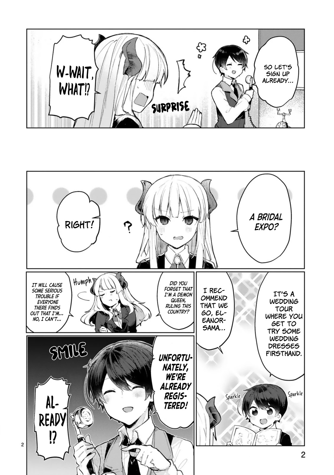 Maou-sama to Kekkonshitai Chapter 11 page 3 - Chapter 11: I want to go to an expo with the Demon Queen.