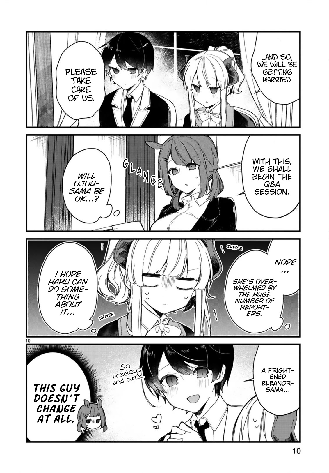 Maou-sama to Kekkonshitai Chapter 17 page 10 - Chapter 17: I Want to be Interviewed with the Demon Queen