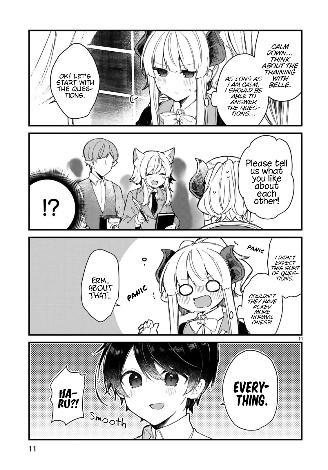 Maou-sama to Kekkonshitai Chapter 17 page 11 - Chapter 17: I Want to be Interviewed with the Demon Queen