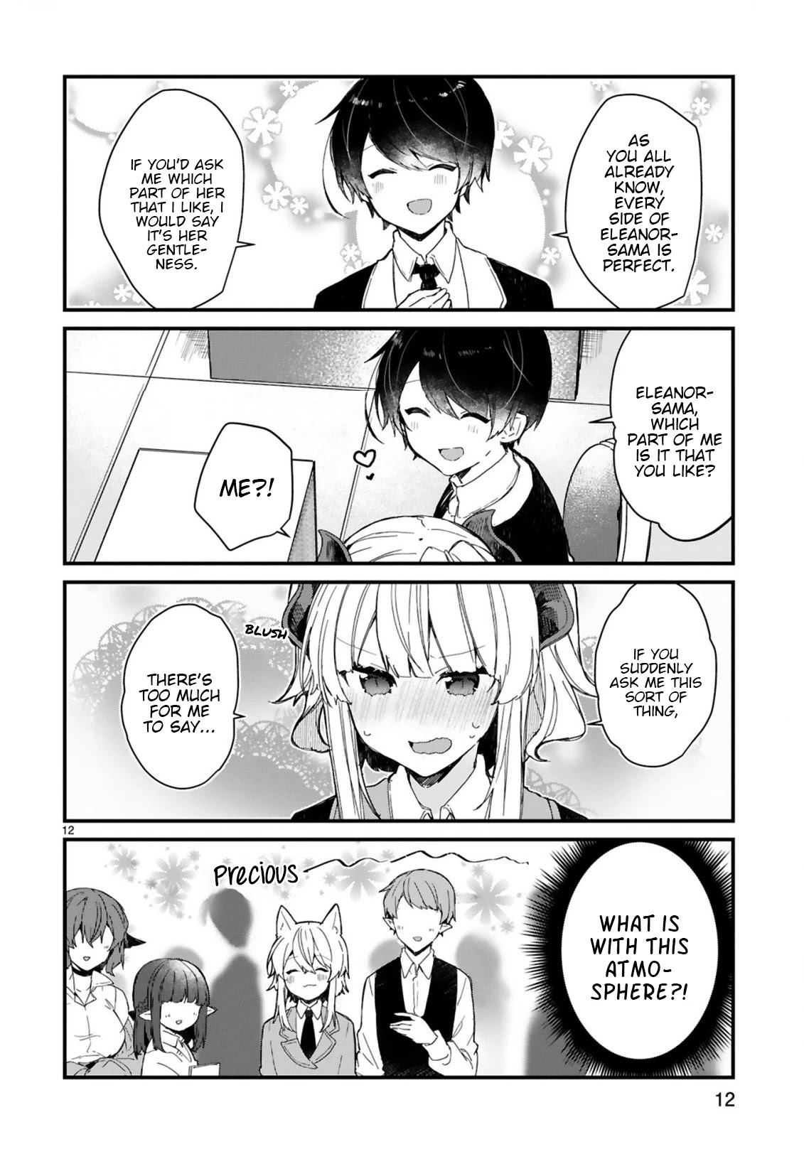 Maou-sama to Kekkonshitai Chapter 17 page 12 - Chapter 17: I Want to be Interviewed with the Demon Queen