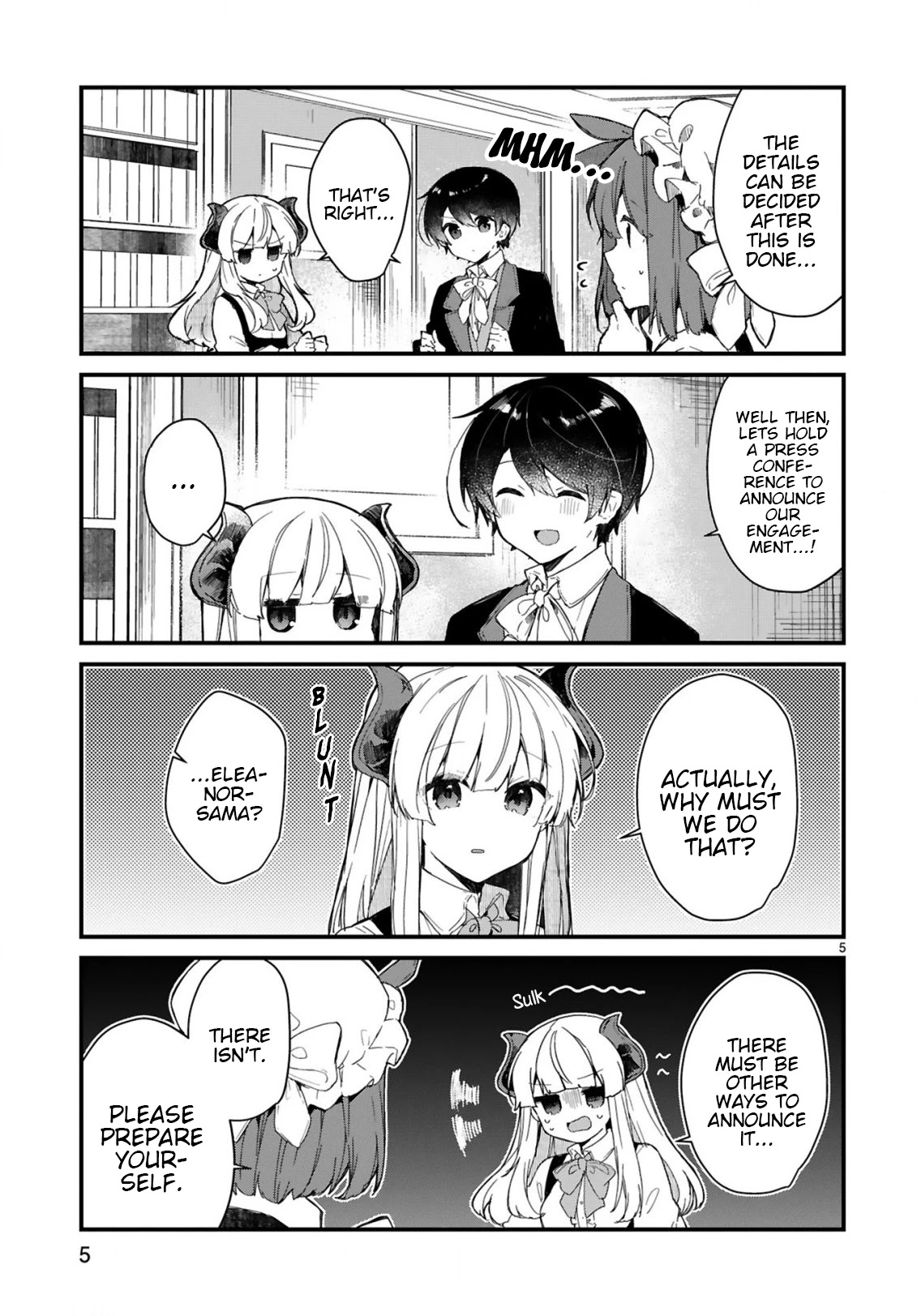 Maou-sama to Kekkonshitai Chapter 17 page 5 - Chapter 17: I Want to be Interviewed with the Demon Queen