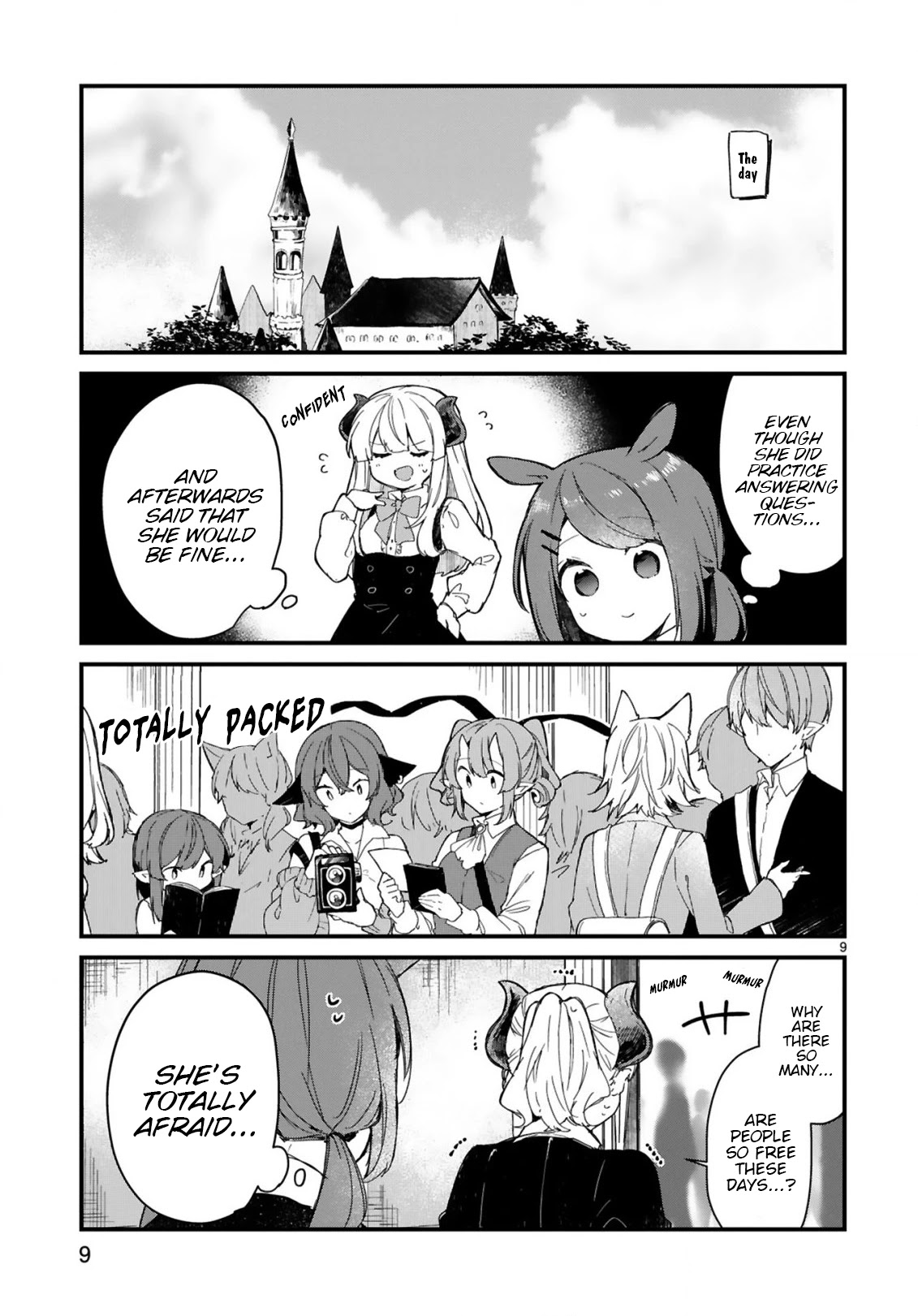 Maou-sama to Kekkonshitai Chapter 17 page 9 - Chapter 17: I Want to be Interviewed with the Demon Queen