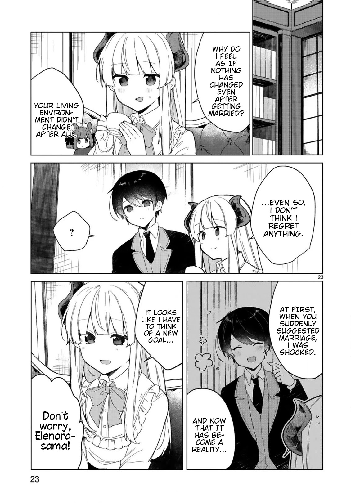 Maou-sama to Kekkonshitai Chapter 18 page 23 - Chapter 18: I Want to be Happy with the Demon Queen... [END]