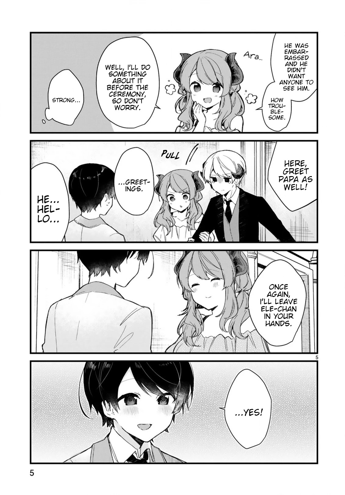 Maou-sama to Kekkonshitai Chapter 18 page 5 - Chapter 18: I Want to be Happy with the Demon Queen... [END]