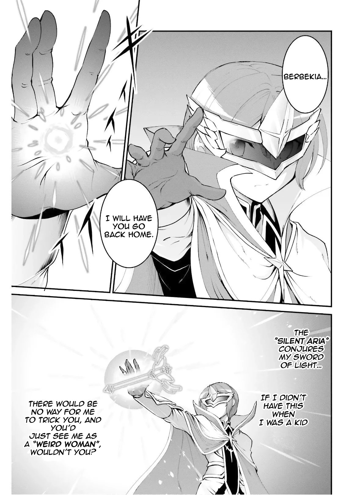 Maou Toubatsu Shita Ato, Medachitakunai node Guild Master ni Natta Chapter 17 page 18 - Chapter 17: The shining light sword