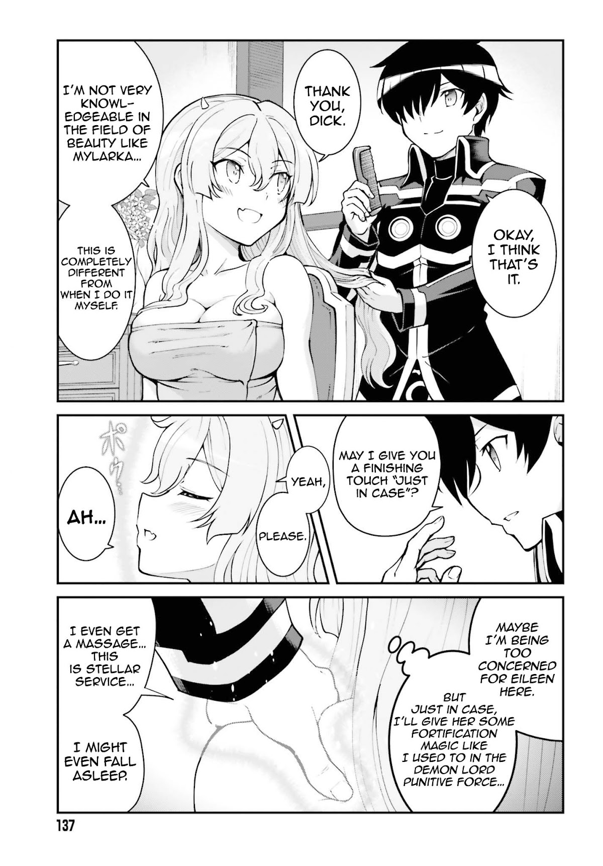 Maou Toubatsu Shita Ato, Medachitakunai node Guild Master ni Natta Chapter 23 page 10 - Chapter 23: The demon girl who lives alone and the beast's collar