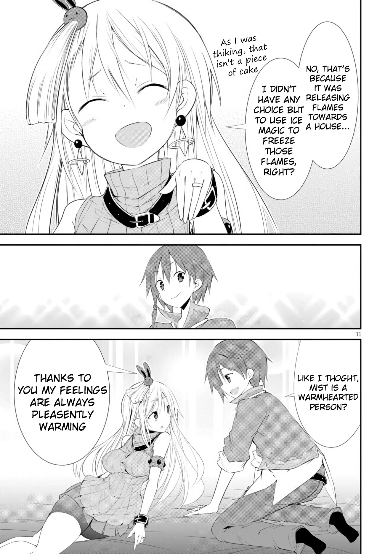 Maou wo Attou Suru Daimadoushi desu ga, Ie dewa Kare ni Osarete Imasu. Chapter 2 page 12 - Chapter 2: Ice magic is painful for cold sensitivity