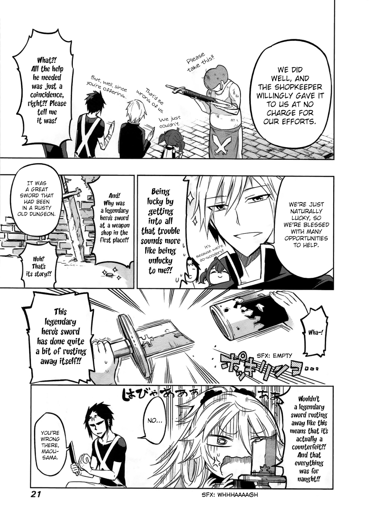 Maousama Chotto Sore Totte!! Chapter 10 page 23 - Chapter 10: You Were Able to Get a Job