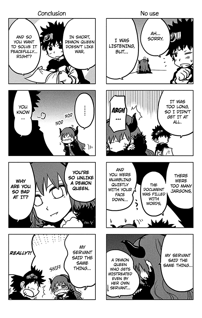 Maoyuu 4-Koma: You're Horrible, Maou-sama! Chapter 1.2 page 5 - Chapter 1 v2 : Be Mine