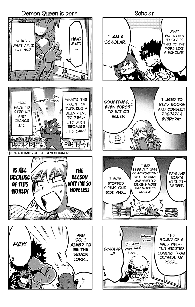 Maoyuu 4-Koma: You're Horrible, Maou-sama! Chapter 1.2 page 6 - Chapter 1 v2 : Be Mine