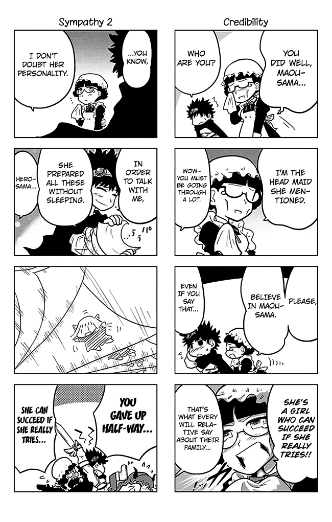 Maoyuu 4-Koma: You're Horrible, Maou-sama! Chapter 1.2 page 8 - Chapter 1 v2 : Be Mine