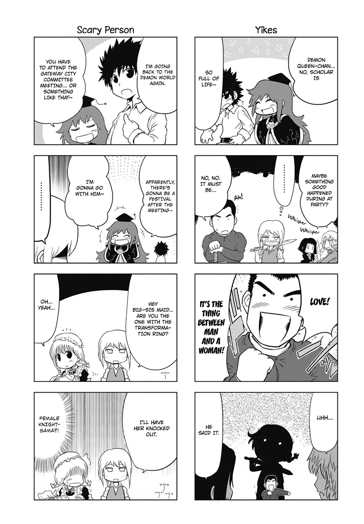 Maoyuu 4-Koma: You're Horrible, Maou-sama! Chapter 10.2 page 3 - Chapter 10 v2 : "I Can't Remain a Daydreaming Demon Queen"