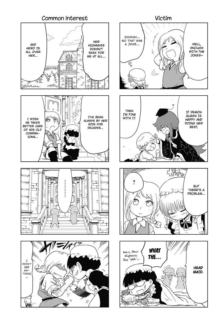 Maoyuu 4-Koma: You're Horrible, Maou-sama! Chapter 10.2 page 4 - Chapter 10 v2 : "I Can't Remain a Daydreaming Demon Queen"