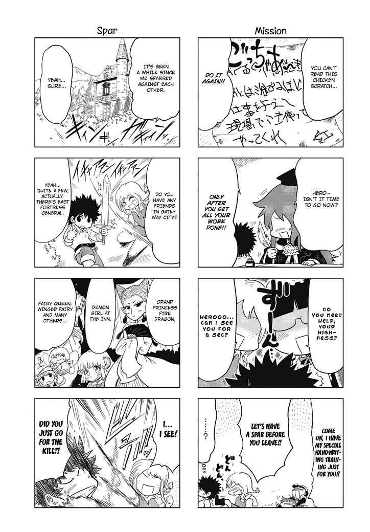 Maoyuu 4-Koma: You're Horrible, Maou-sama! Chapter 10.2 page 5 - Chapter 10 v2 : "I Can't Remain a Daydreaming Demon Queen"