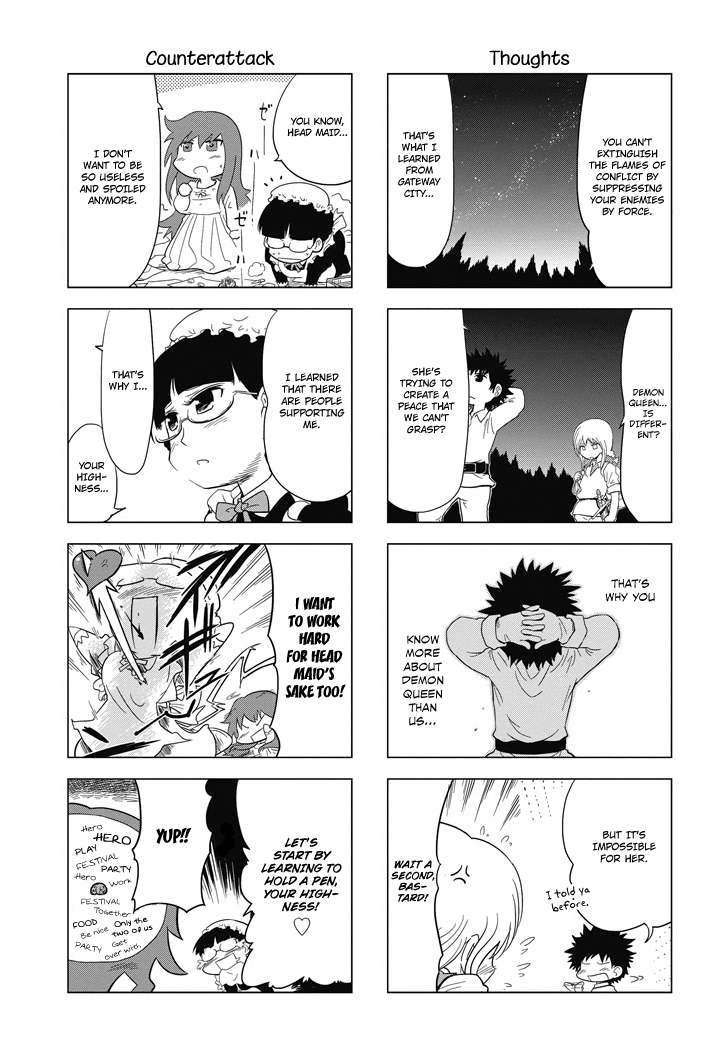 Maoyuu 4-Koma: You're Horrible, Maou-sama! Chapter 10.2 page 7 - Chapter 10 v2 : "I Can't Remain a Daydreaming Demon Queen"