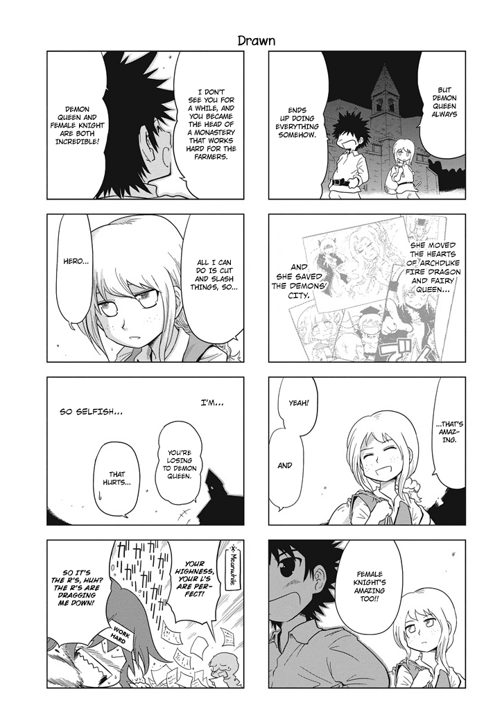 Maoyuu 4-Koma: You're Horrible, Maou-sama! Chapter 10.2 page 8 - Chapter 10 v2 : "I Can't Remain a Daydreaming Demon Queen"