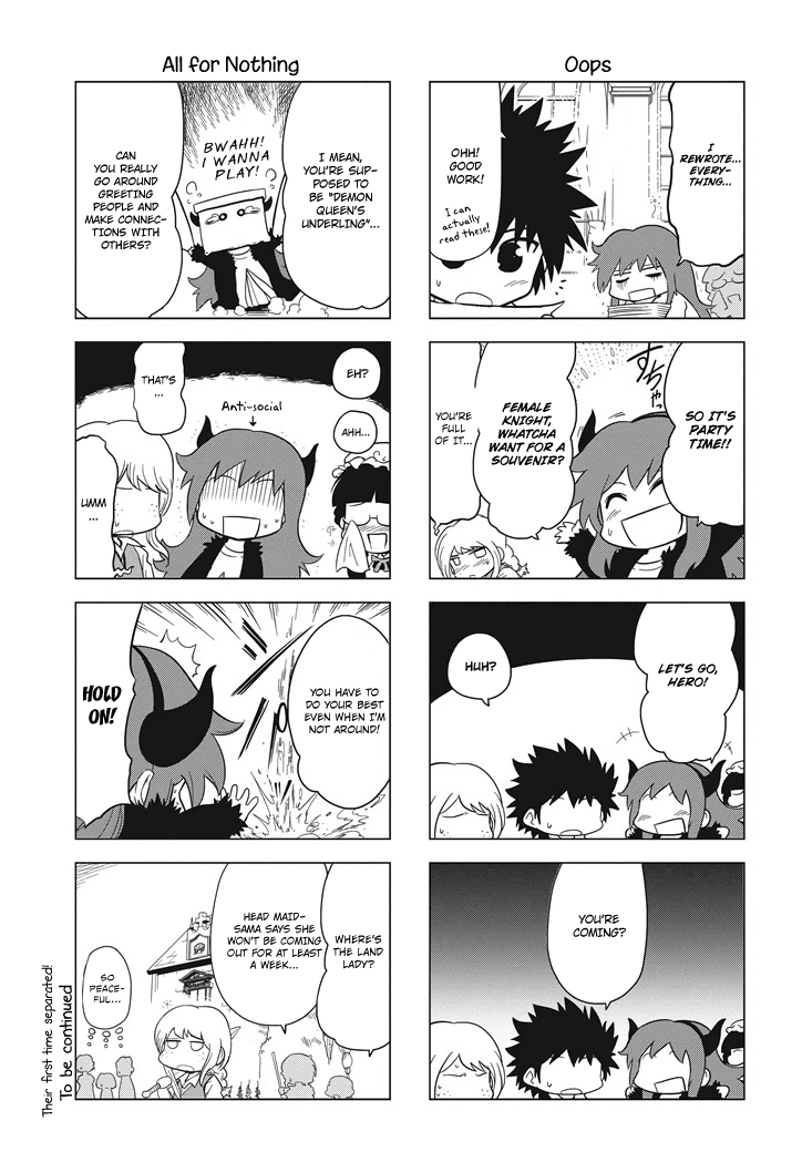 Maoyuu 4-Koma: You're Horrible, Maou-sama! Chapter 10.2 page 9 - Chapter 10 v2 : "I Can't Remain a Daydreaming Demon Queen"