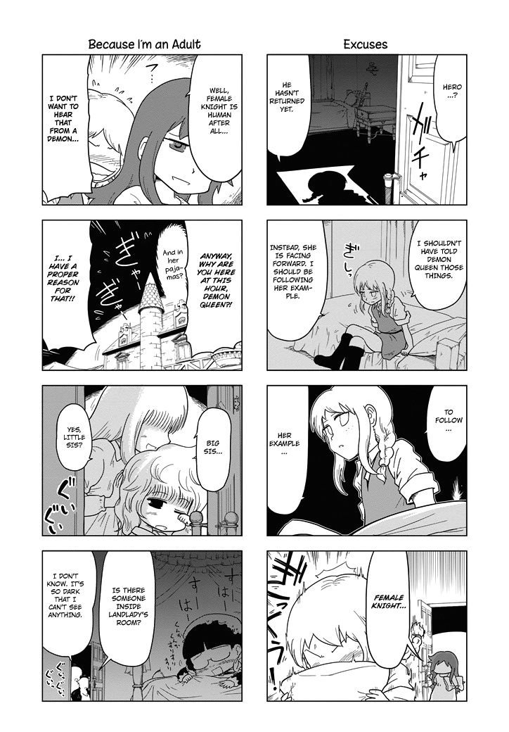 Maoyuu 4-Koma: You're Horrible, Maou-sama! Chapter 11 page 6 - Chapter 11 : "A Brief Moment of Peace"