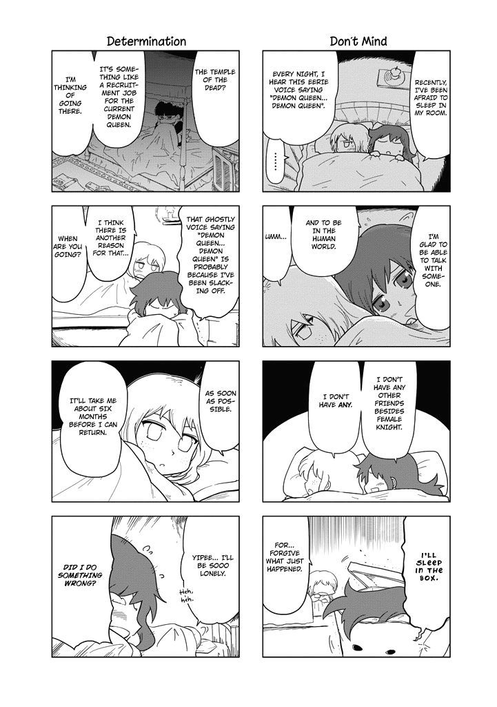 Maoyuu 4-Koma: You're Horrible, Maou-sama! Chapter 11 page 7 - Chapter 11 : "A Brief Moment of Peace"
