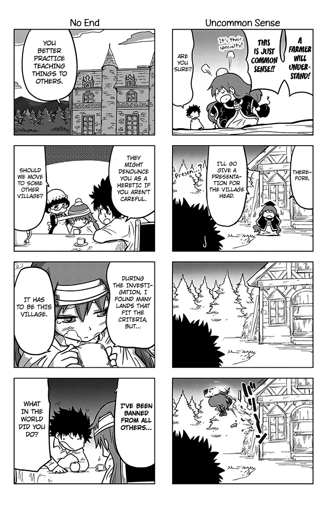 Maoyuu 4-Koma: You're Horrible, Maou-sama! Chapter 2.2 page 4 - Chapter 2 v2 : "Female Teacher and Winter Village"