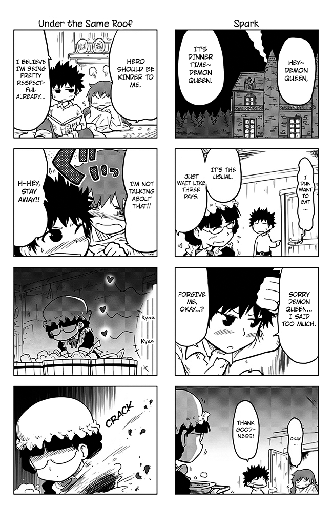 Maoyuu 4-Koma: You're Horrible, Maou-sama! Chapter 2.2 page 6 - Chapter 2 v2 : "Female Teacher and Winter Village"