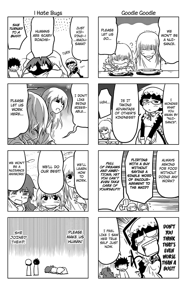 Maoyuu 4-Koma: You're Horrible, Maou-sama! Chapter 2.2 page 8 - Chapter 2 v2 : "Female Teacher and Winter Village"