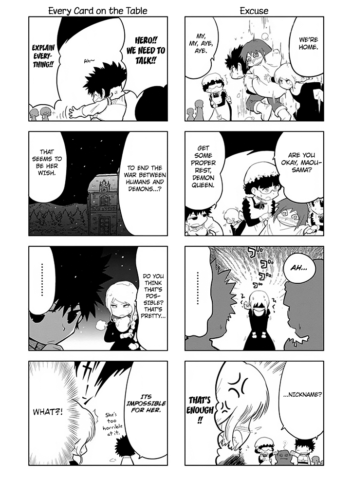 Maoyuu 4-Koma: You're Horrible, Maou-sama! Chapter 3.2 page 7 - Chapter 3 v2 : "My Childhood Friend is a Nun"