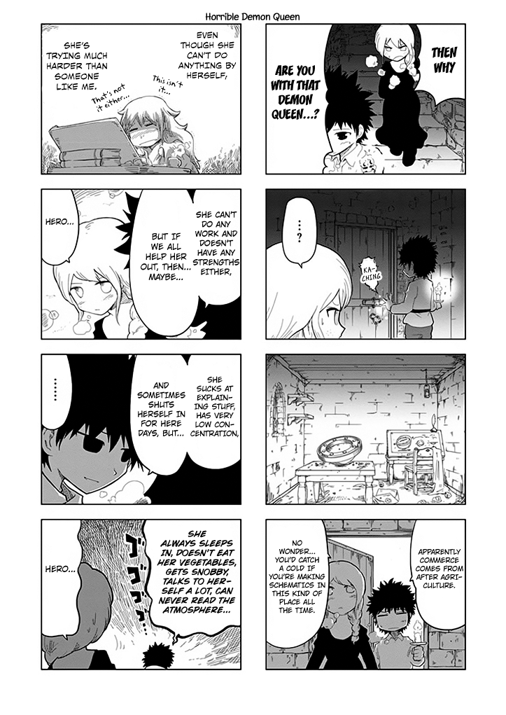 Maoyuu 4-Koma: You're Horrible, Maou-sama! Chapter 3.2 page 8 - Chapter 3 v2 : "My Childhood Friend is a Nun"